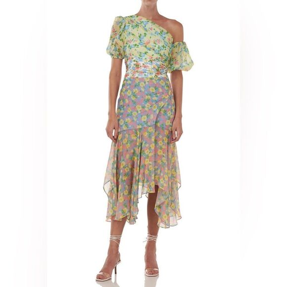 AMUR Jaylah One Shoulder Midi Dress - Picture 10 of 10